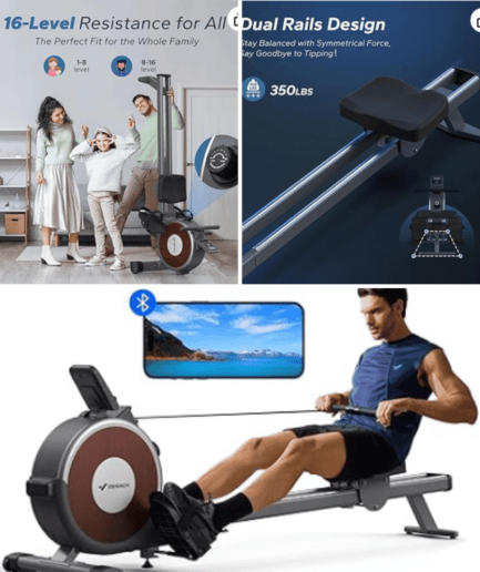 MERACH Magnetic Rowing Machine