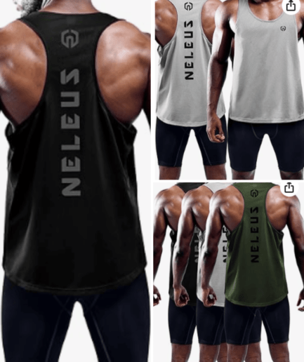 3-Pack Y-Back Muscle Tanks